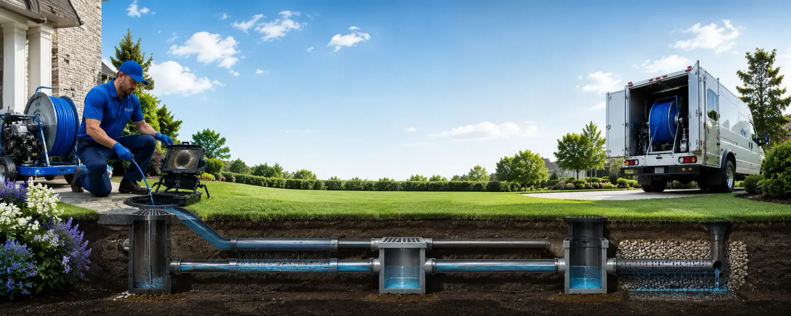 Outdoor drain cleaning information for Eaton Park, FL